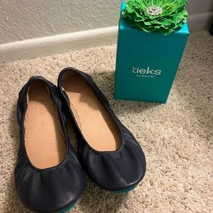 California navy Tieks, size 10